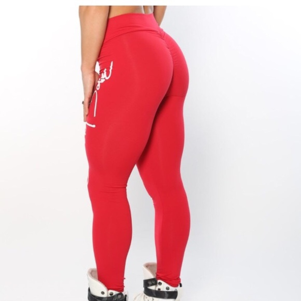 Red Celestial Bodiez Booty Scrunch Medium